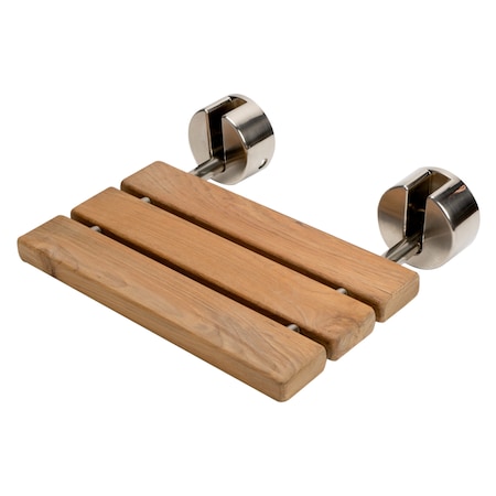 Alfi Brand ALFI brand ABS16R 16" Folding Teak Wood Shower Seat Bench ABS16R-BN